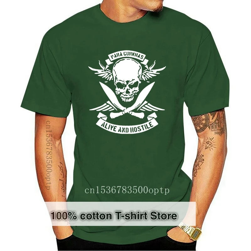 Paratroopers Tee Shirt The Para Gurkhas Indian Special Operations Forces Unit Gurkha T-Shirt - Lizard Vigilante