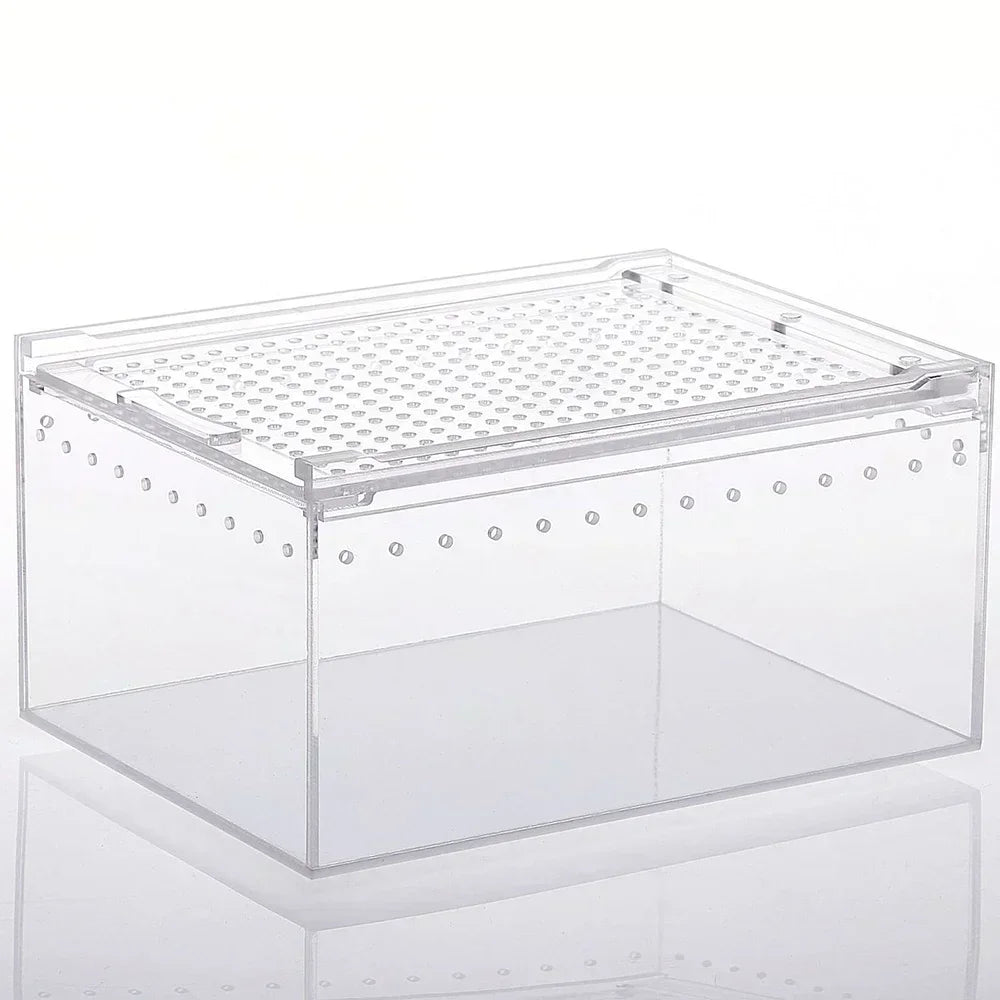 Reptile Breeding Box Transparent Acrylic Spider Lizard Amphibian Terrarium Leak-proof Pet Habitat Arboreal Tarantula Enclosure - Premium pet supplies from Lizard Vigilante - Just $29.99! Shop now at Lizard Vigilante