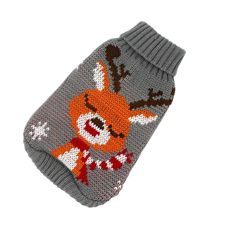 Dog Clothes Winter Warm Puppy Cats Sweater For Small Medeium Dogs Knit Sweater Pug Chihuahua Coat Bulldog Pullover Pet Clothing - Premium  from Lizard Vigilante - Just $4.99! Shop now at Lizard Vigilante