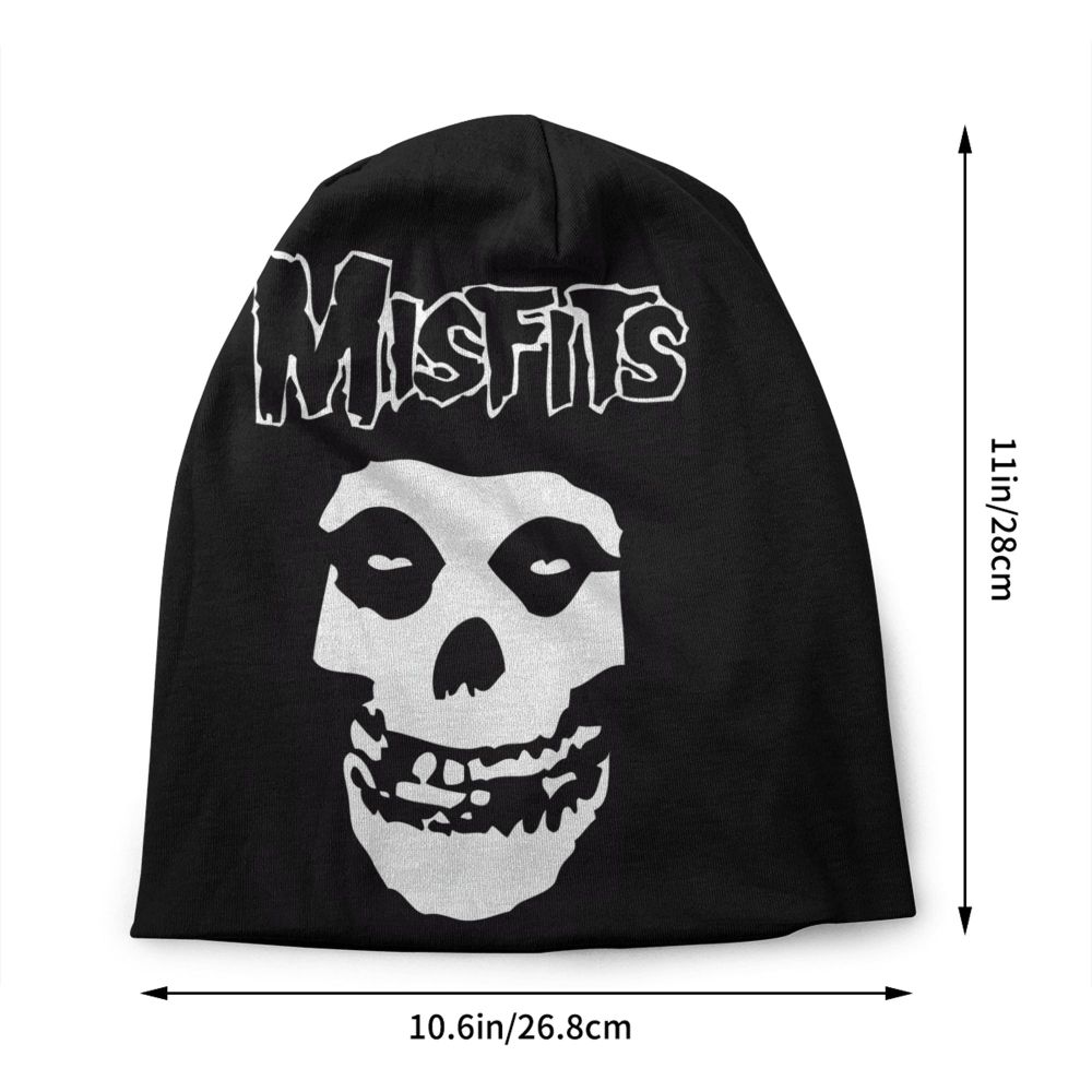 Misfits Horror Punk Rock Knit Beanie – Unisex Winter Skull Cap for Men & Women - Premium beanie from dsers - Just $19.99! Shop now at Lizard Vigilante