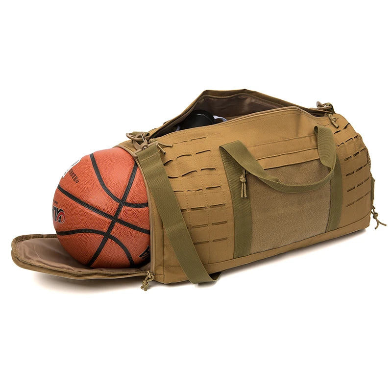 40L Tactical Travel Duffel Bag – Durable Gym Bag for Men’s Survival, Fitness, and Sports - Premium duffel bag from Lizard Vigilante - Just $50.99! Shop now at Lizard Vigilante