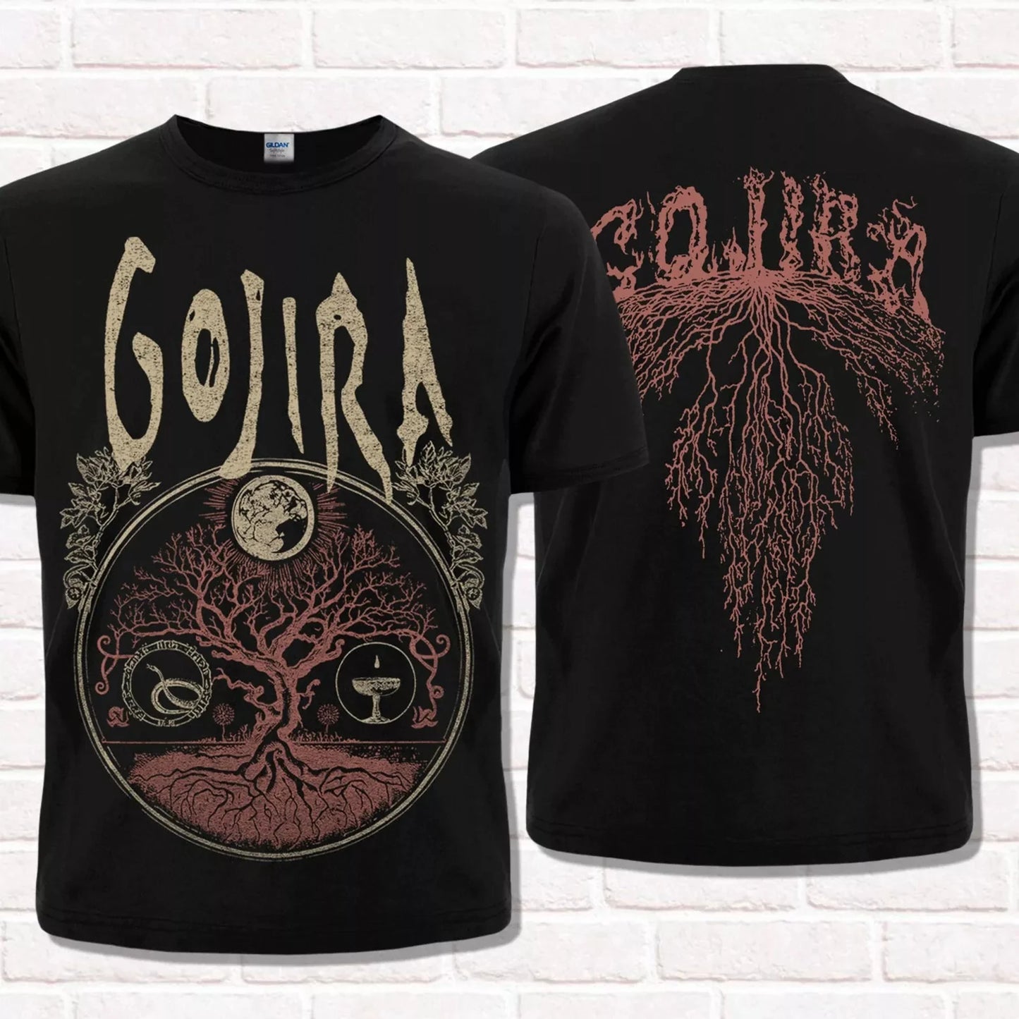 Gojira World Tree Heavy Music T-Shirt – Unisex Cotton Streetwear Tee