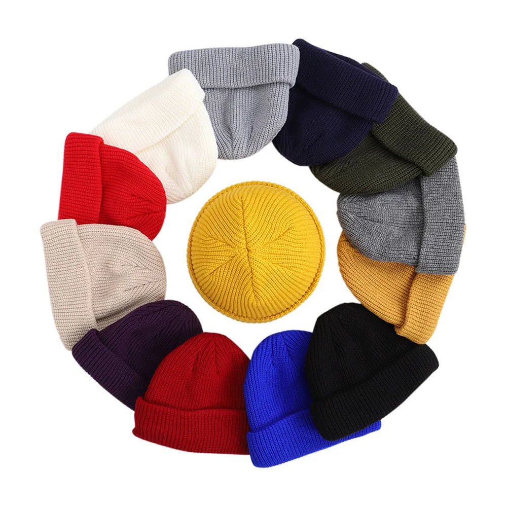 Winter Warm Beanies – Casual Short Thread Hip Hop Hat for Men and Women - Premium unisex beanie from Lizard Vigilante - Just $18.99! Shop now at Lizard Vigilante