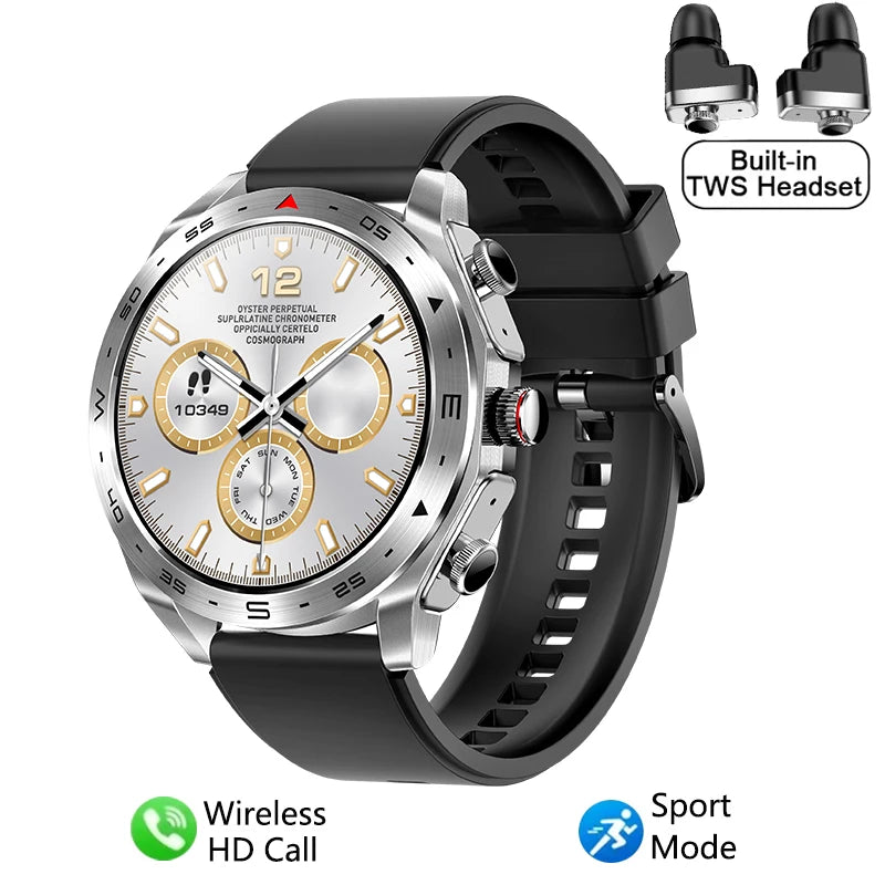 TWS Smart Watch 2-in-1 Bluetooth Earphones HIFI 9D Sound Quality Bluetooth Call For Men and Women Sports Smartwatches - Premium smartwatch from Lizard Vigilante - Just $72.99! Shop now at Lizard Vigilante