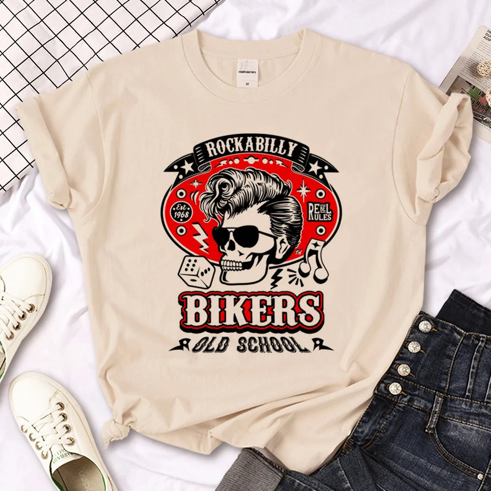 Rockabilly Riot Manga Heatwave Tee For Women