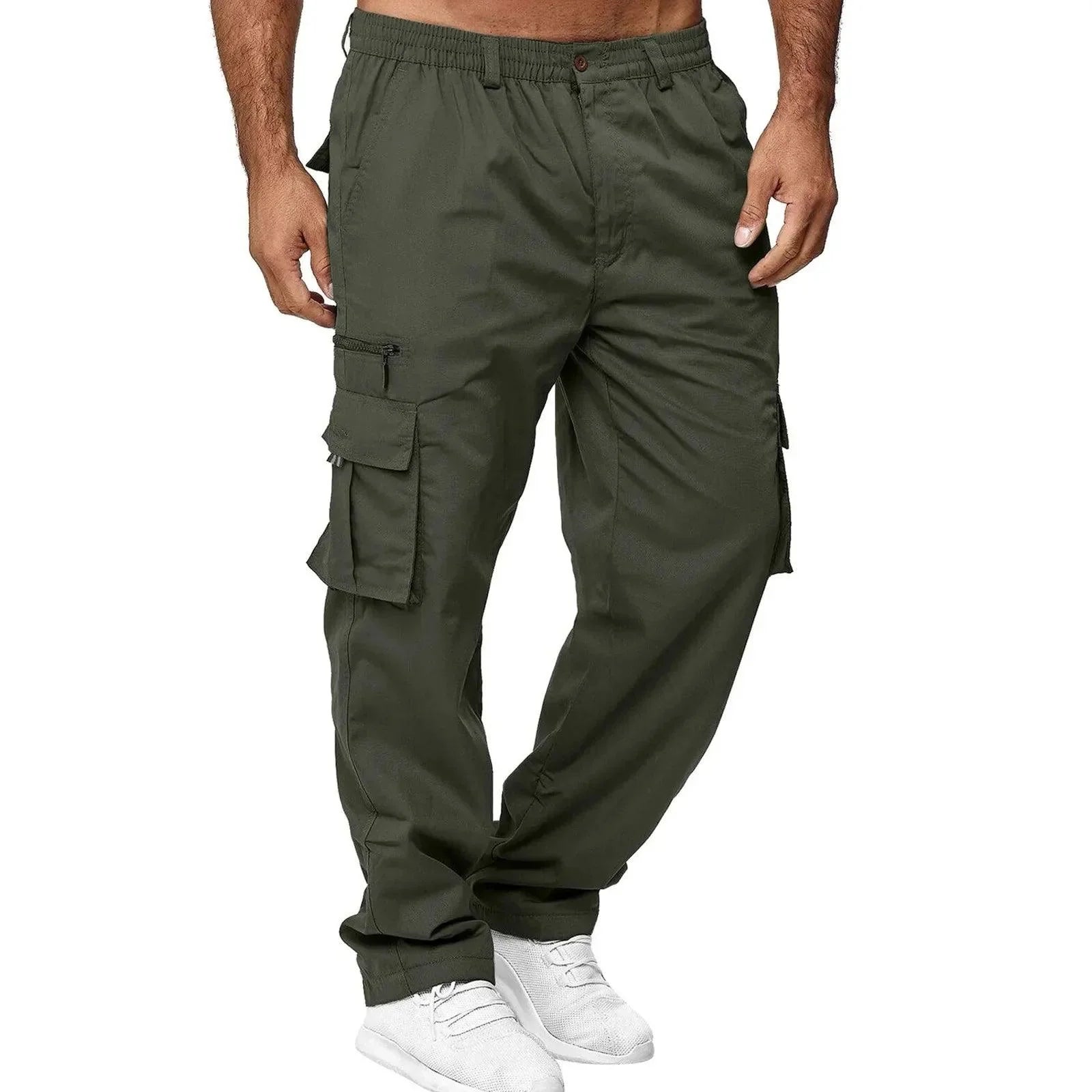 Men's Fashion Track Pants - Casual Streetwear Joggers, Hip Hop Gym Sweatpants with Pockets - Premium track pants from Lizard Vigilante - Just $23.88! Shop now at Lizard Vigilante