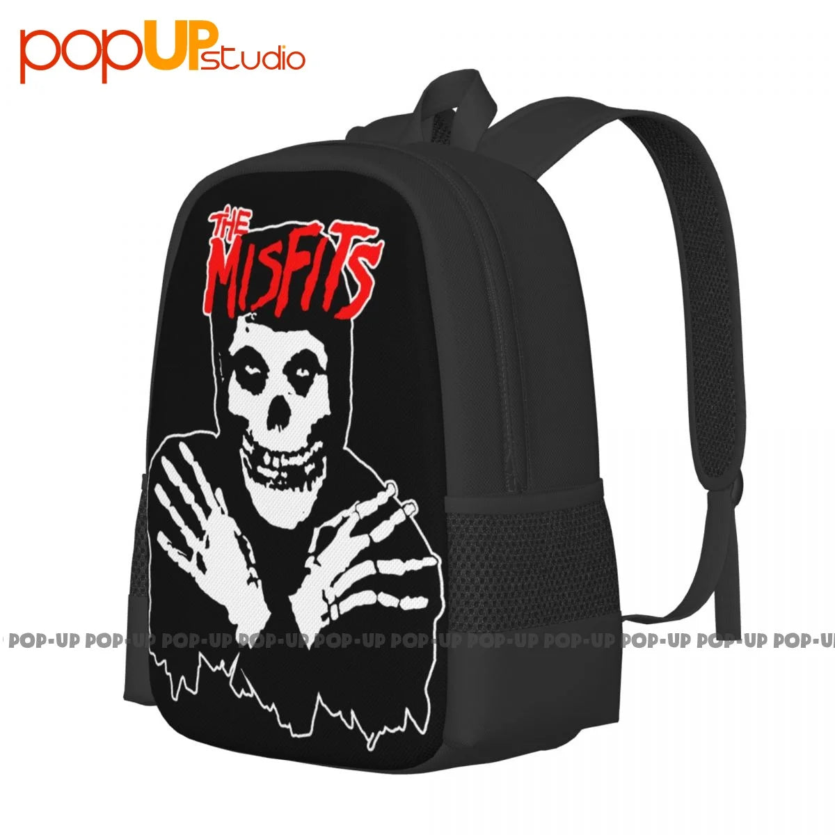 Misfits Classic Skull Backpack – Large Capacity Eco-Friendly Riding & Beach Bag with Adjustable Straps - Premium backpack from Lizard Vigilante - Just $36.66! Shop now at Lizard Vigilante