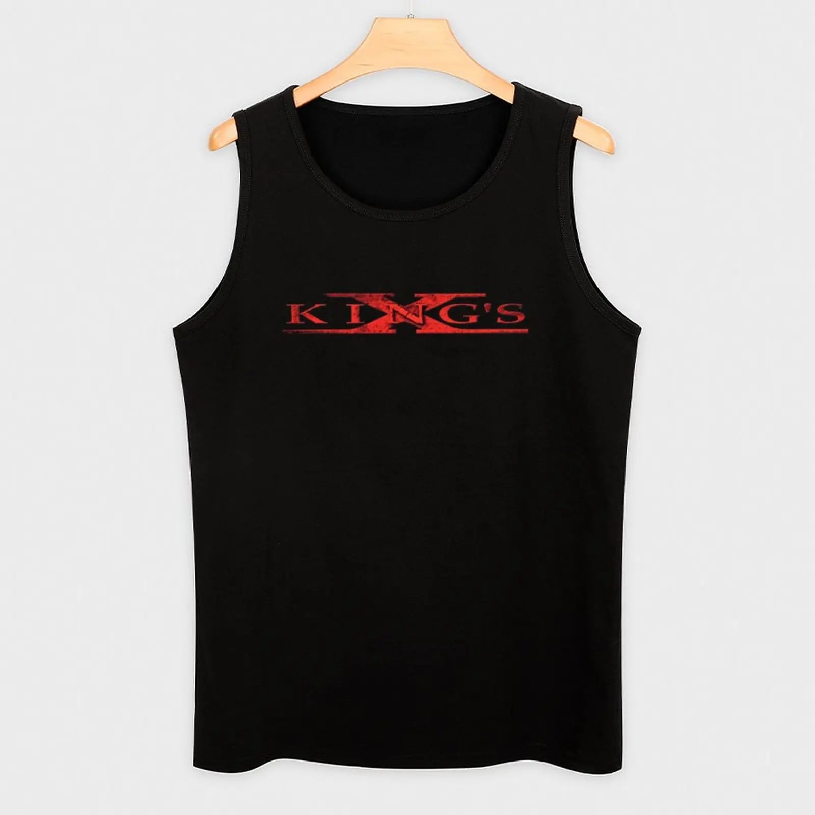 King's X Band Logo Tank Top Clothing Gym T-Shirts Men's Tops - Premium Tank Top from Lizard Vigilante - Just $24.99! Shop now at Lizard Vigilante