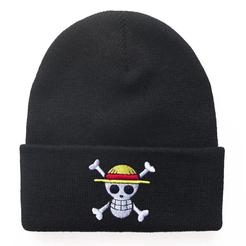 One Piece New Skull Pirate Knit Hat | Stay Warm and Stylish - Premium hat from Lizard Vigilante - Just $19.99! Shop now at Lizard Vigilante