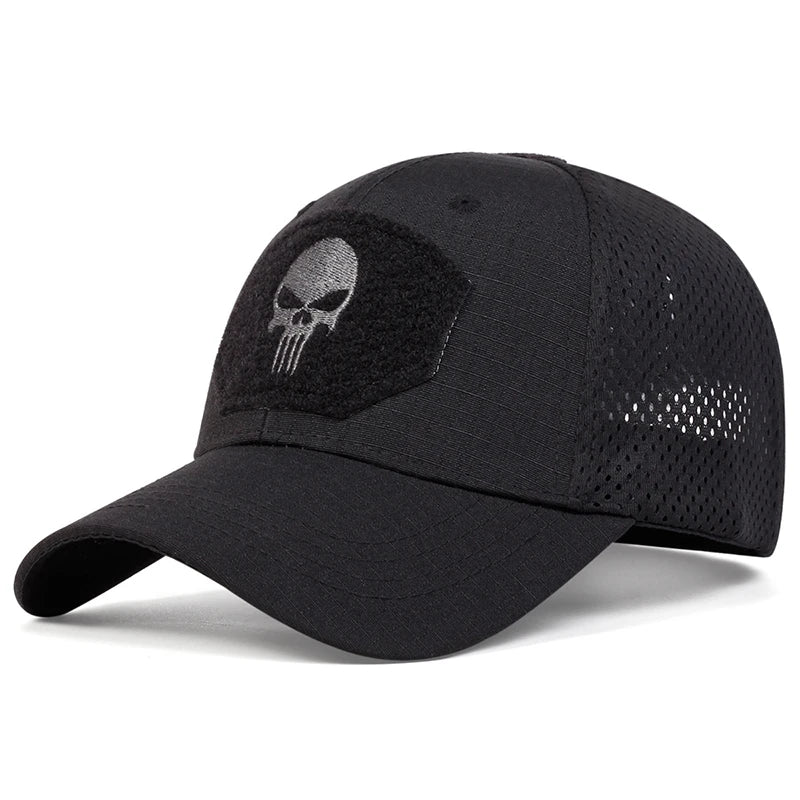 Unisex Skull Embroidered Baseball Cap - Adjustable Casual Sunscreen Hat - Premium Hat from Lizard Vigilante - Just $18.99! Shop now at Lizard Vigilante