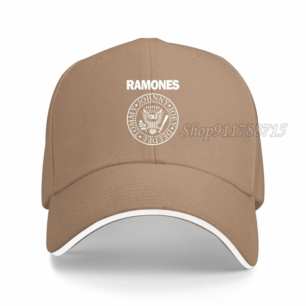 Ramone Seal Graphic Baseball Cap – Punk Rock Forest Hills Album Hat for Men and Women