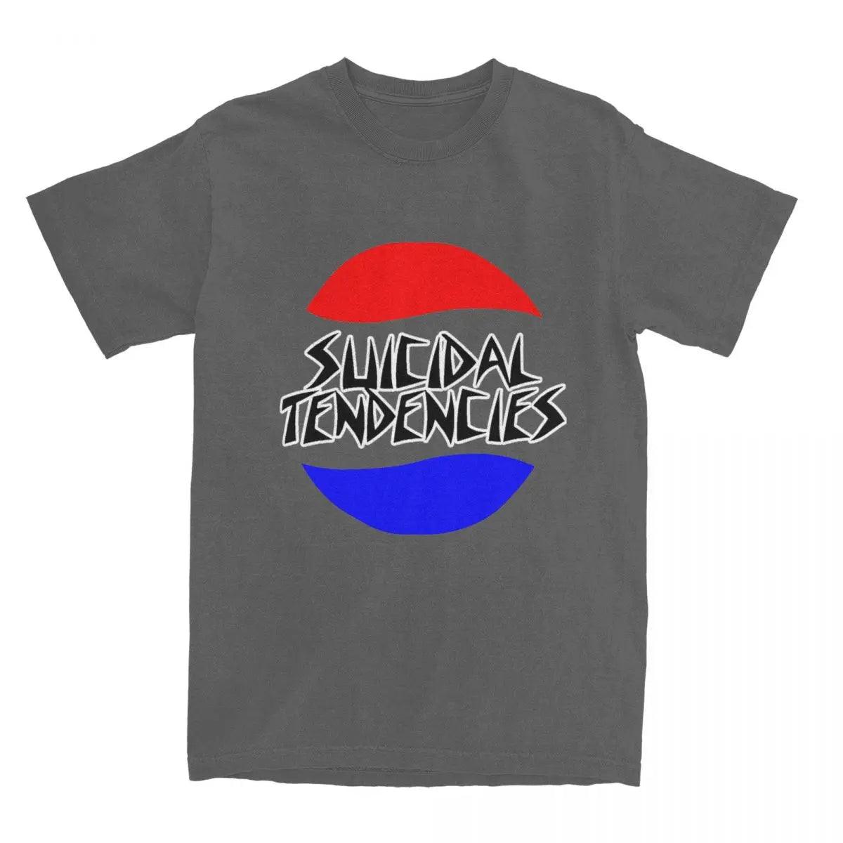 Men Women Rock Suicidal Tendencies Music Heavy Graphic T Shirt Merchandise Vintage 100% Cotton T Shirt Tops Birthday Gift - Premium T-Shirt from Lizard Vigilante - Just $23.99! Shop now at Lizard Vigilante