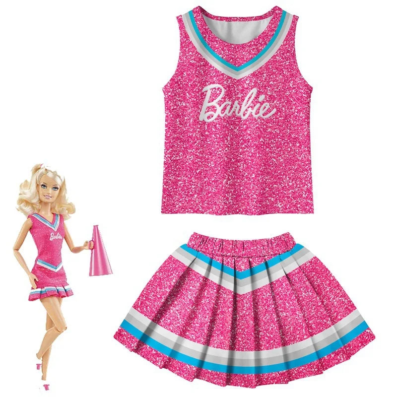 Barbie Skirt Peripheral Two-dimensional Suit Bodycon Women's Halloween Cos Cheerleading Best Gift - Premium costume from Lizard Vigilante - Just $27.99! Shop now at Lizard Vigilante