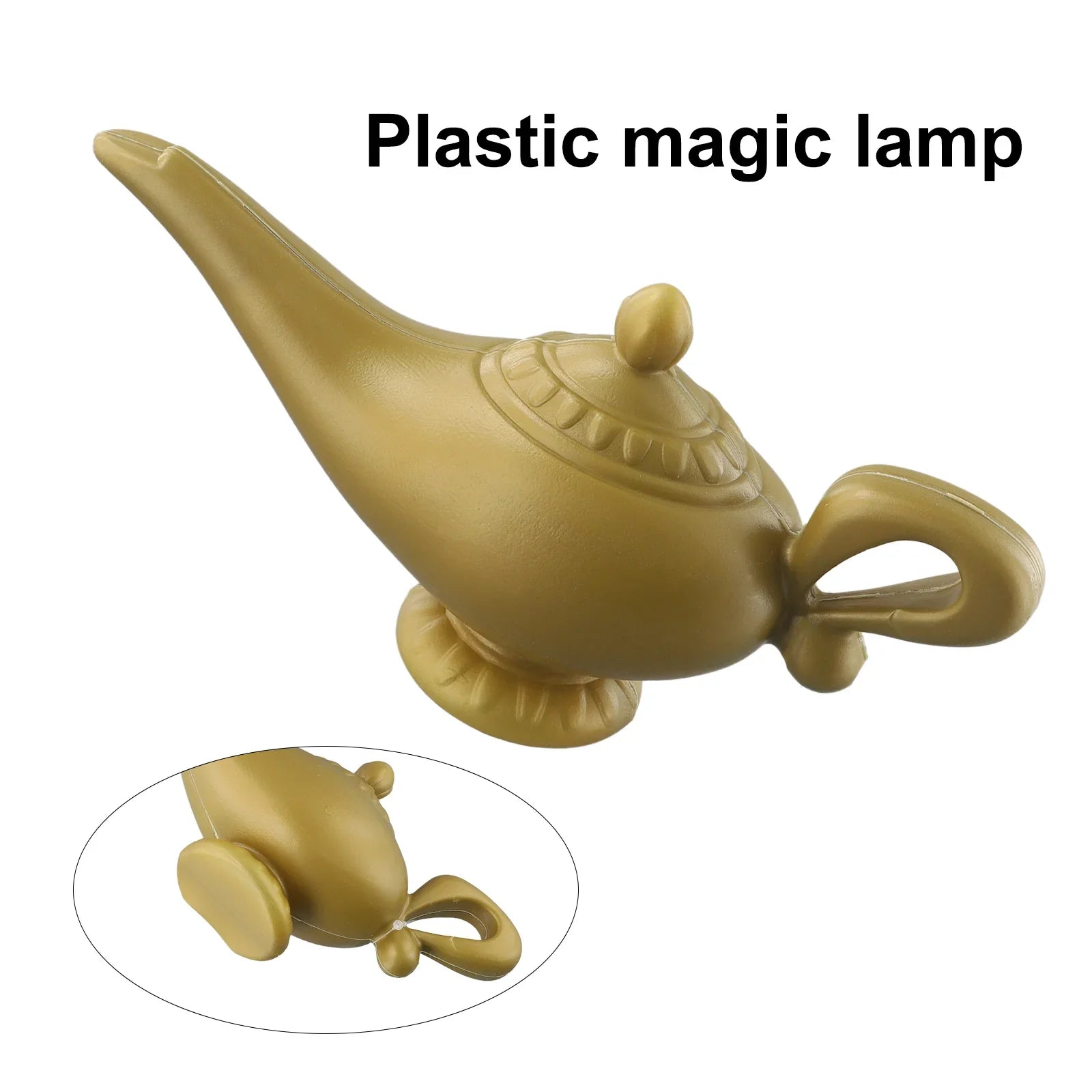 Aladdin Genie Lamp Cartoon Movie Costume Props Halloween Christmas Tea Pot Cartoon Genie Lamp Shape Party Ornament Figurine - Premium prop from Lizard Vigilante - Just $19.99! Shop now at Lizard Vigilante