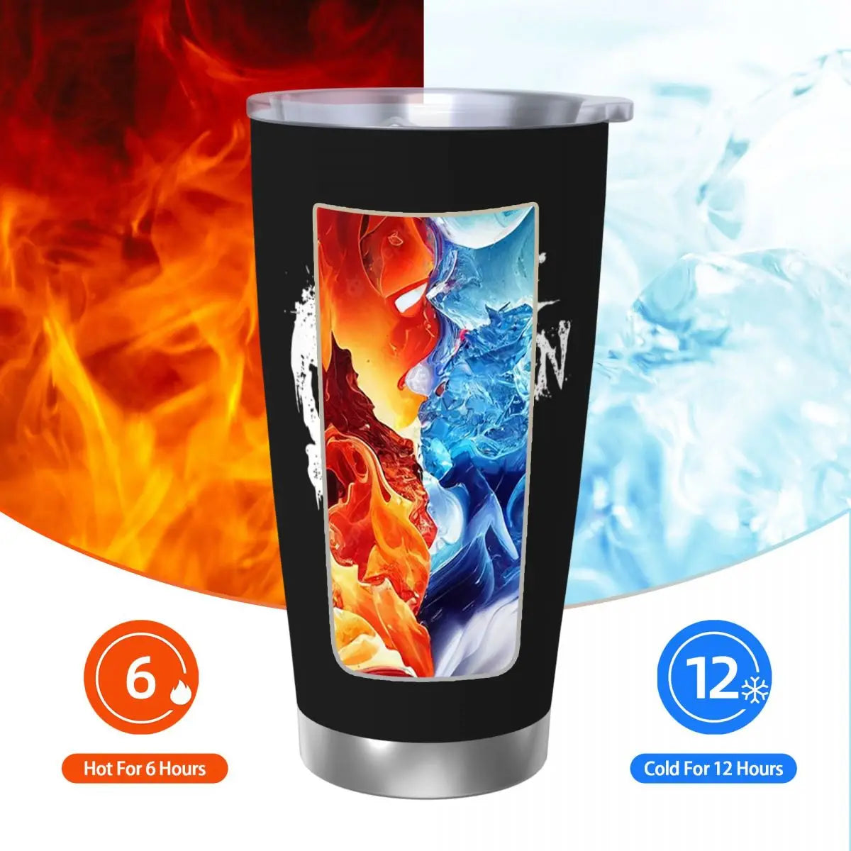 Skull Memento Mori Tumbler – 20oz Vacuum Insulated Stainless Steel Coffee Cup - Premium tumbler from Lizard Vigilante - Just $30.88! Shop now at Lizard Vigilante