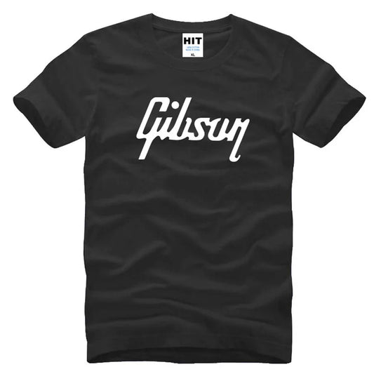 Gibson T Shirts Men Music Rock Man Tee Shirt Short Sleeve T-Shirt Hip Hop Mens Tops - Premium T-shirt from DS - Just $23.49! Shop now at Lizard Vigilante