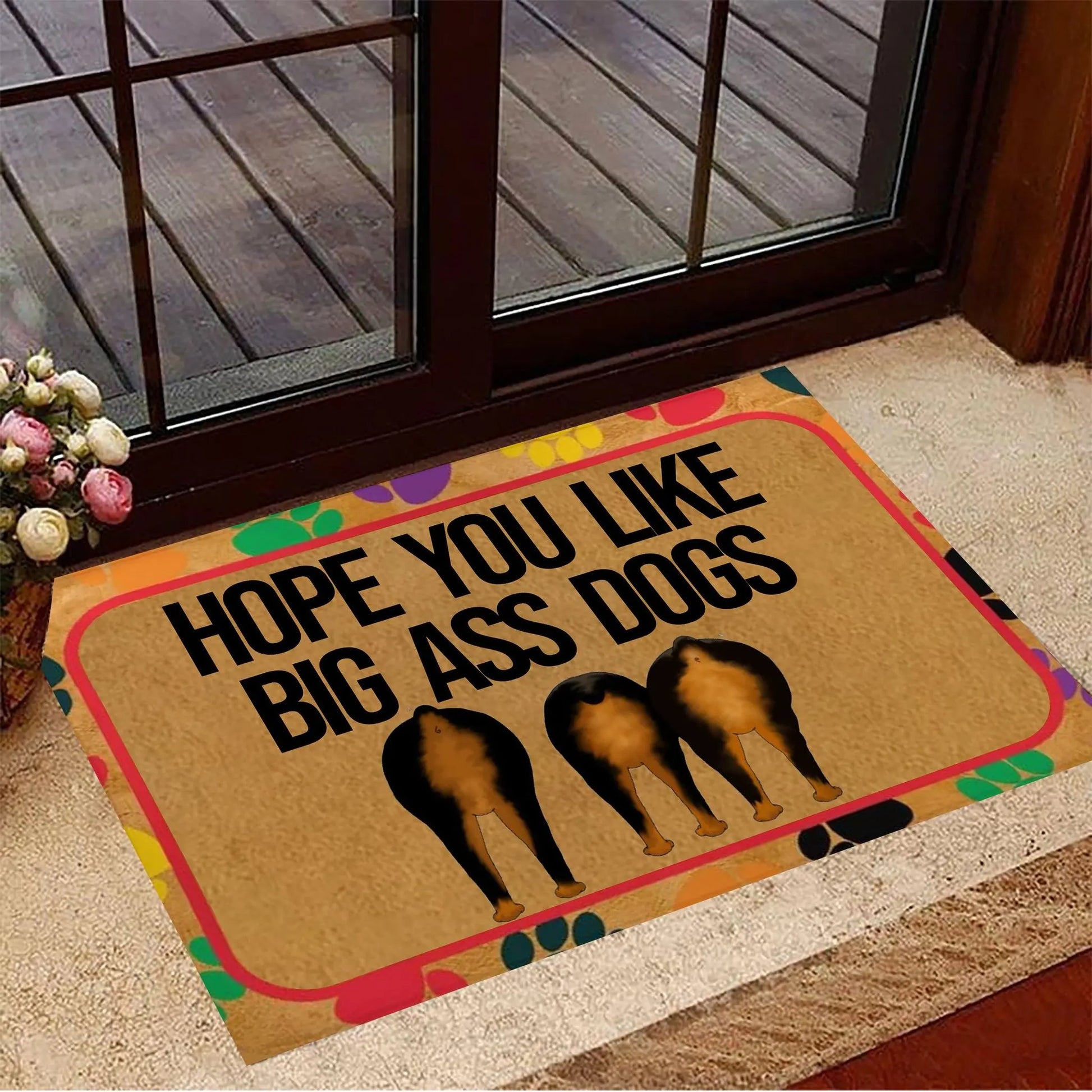 Beagle Doormat Hope You Like Big Ass Dogs Doormat Funny Dog Welcome Mat Beagle Owners Gift 3D Print Carpet Mat Home Decor - Premium doormat from Lizard Vigilante - Just $24.99! Shop now at Lizard Vigilante