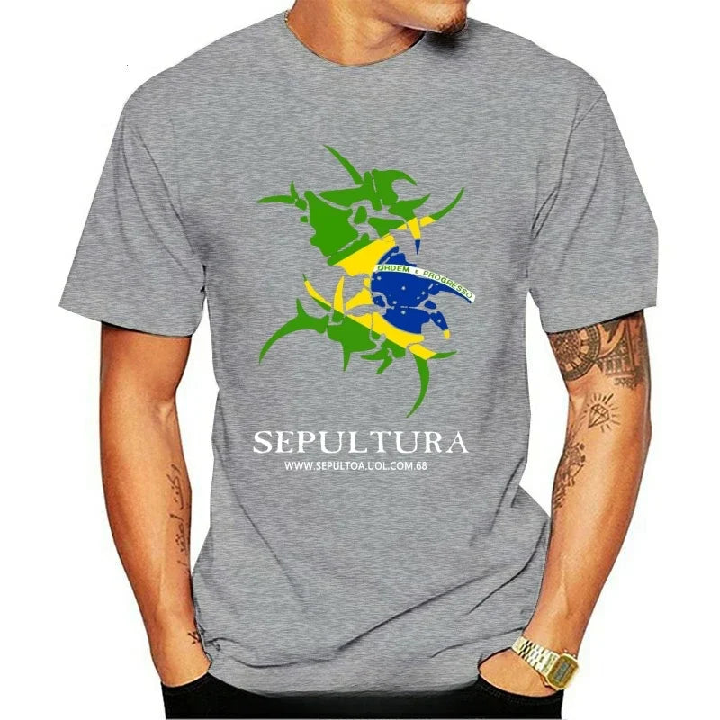 Sepultura Metal Rock Band T-Shirt - Premium t-shirt from Lizard Vigilante - Just $24.39! Shop now at Lizard Vigilante