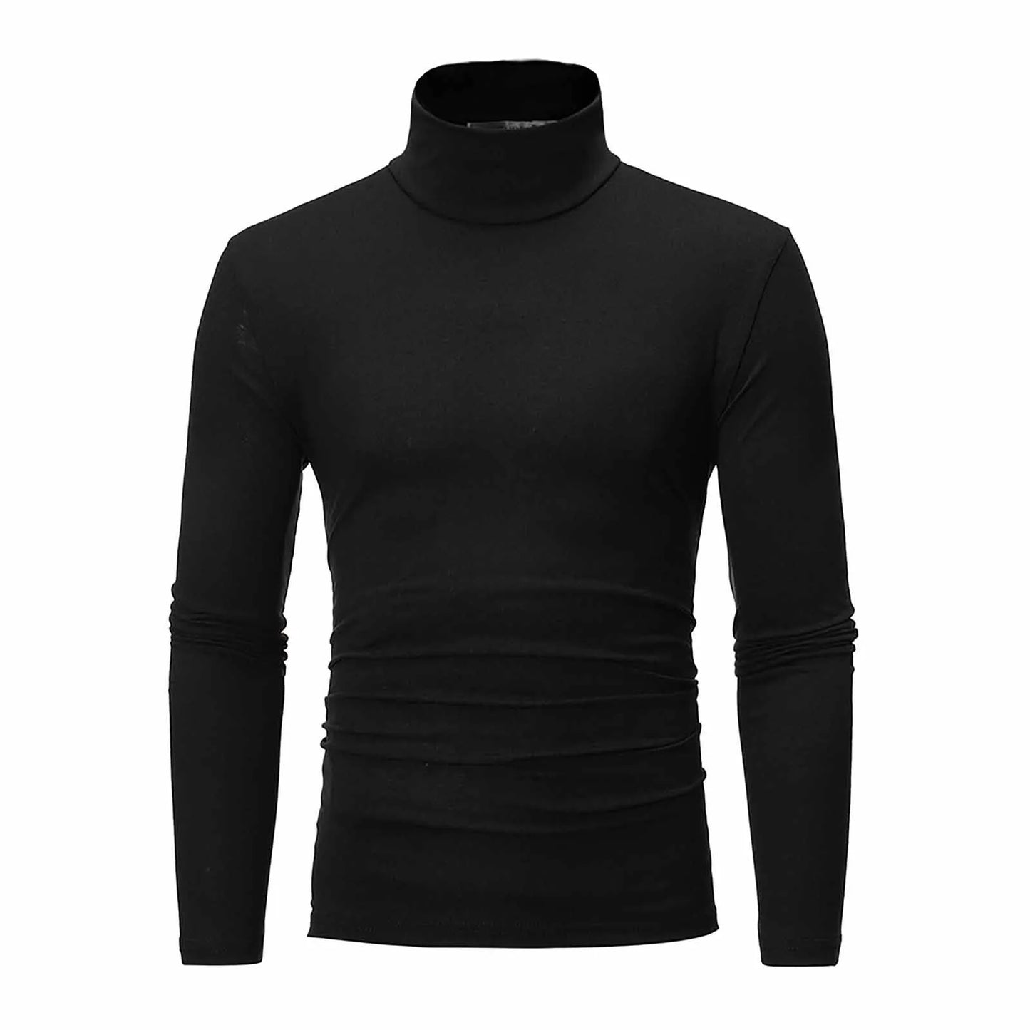 Men's Thermal Long Sleeve Turtleneck T-Shirt – Casual Slim Fit Pullover Top for Autumn and Winter - Premium turtleneck from Lizard Vigilante - Just $32.88! Shop now at Lizard Vigilante