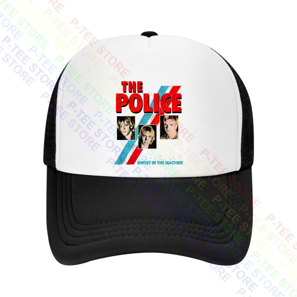 Sting & The Police Ghost In The Machine Tour '81-'82 Retro Baseball Cap | Unisex Snapback, Knitted Bucket Hat & More - Premium baseball cap from Lizard Vigilante - Just $23.88! Shop now at Lizard Vigilante