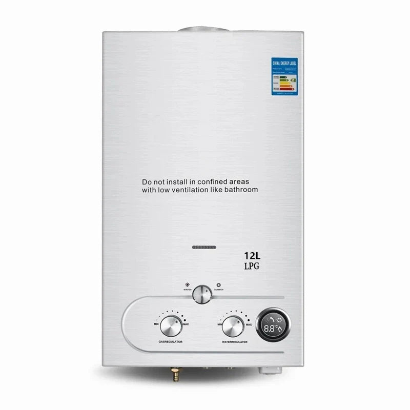6L/8L/10L/12L/16L/18L LPG Water Heater Propane Gas Tankless Stainless Instant Boiler 36KW Liquefied Petroleum Gas Water Heater