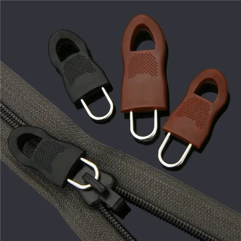 Zipper Slider Replacement Zipper Puller Tag Fixer Repair Kit Zipper for Sewing Clothes Travel Bag Suitcase Clothes Tent Backpack