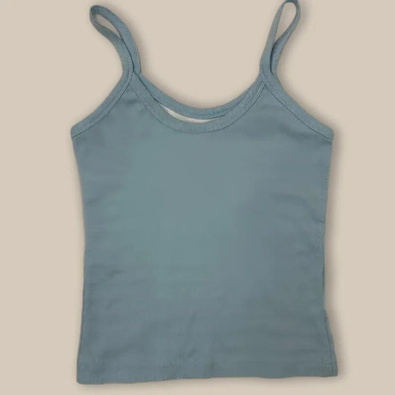 LONDON Embroidery Sleeveless Crop Top Blue White Sexy Basic Patchwork Summer Casual Camis Backless Y2k Vintage Tank Tops Women - Premium  from Lizard Vigilante - Just $30.99! Shop now at Lizard Vigilante