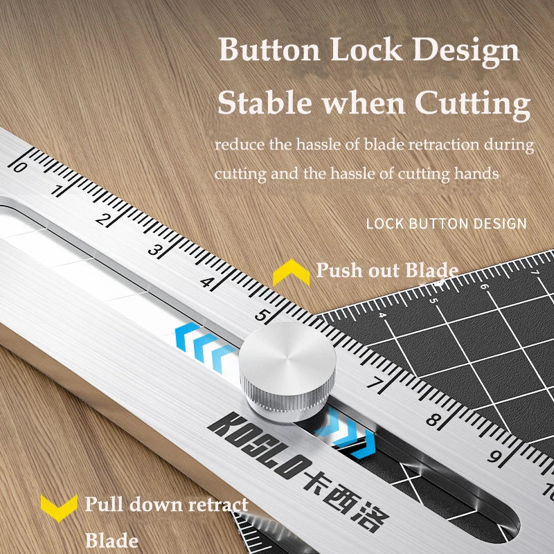 Lizard Vigilante 6-in-1 Stainless Steel Utility Knife: The Ultimate Weapon for Every Badass – Cutter, Opener, Ruler & More - Premium Utility Knife from Lizard Vigilante - Just $13.99! Shop now at Lizard Vigilante