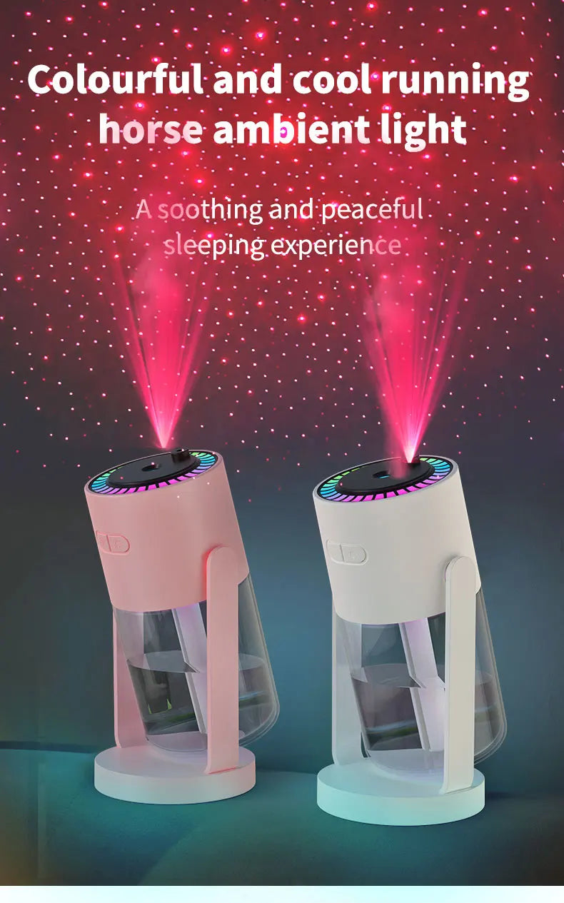 “Night Raider” Starry Sky Portable Humidifier – Ultimate USB Fog & Aromatherapy Projector for Rebels and Rockstars - Premium Humidifier from dsers - Just $34.77! Shop now at Lizard Vigilante