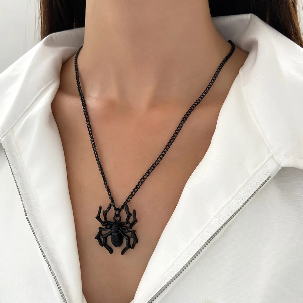 WIDOW SIGNAL // Spider Charm Chain for the Wicked & the Wired - Premium necklace from dsers - Just $22.22! Shop now at Lizard Vigilante