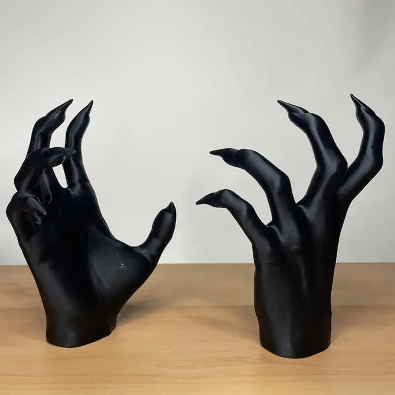 Devils Goat Baphomet Statue Resin Baphomet Head and Hands Statue Gothic Satanic Goat Ornament Religious Sculpture Ornament