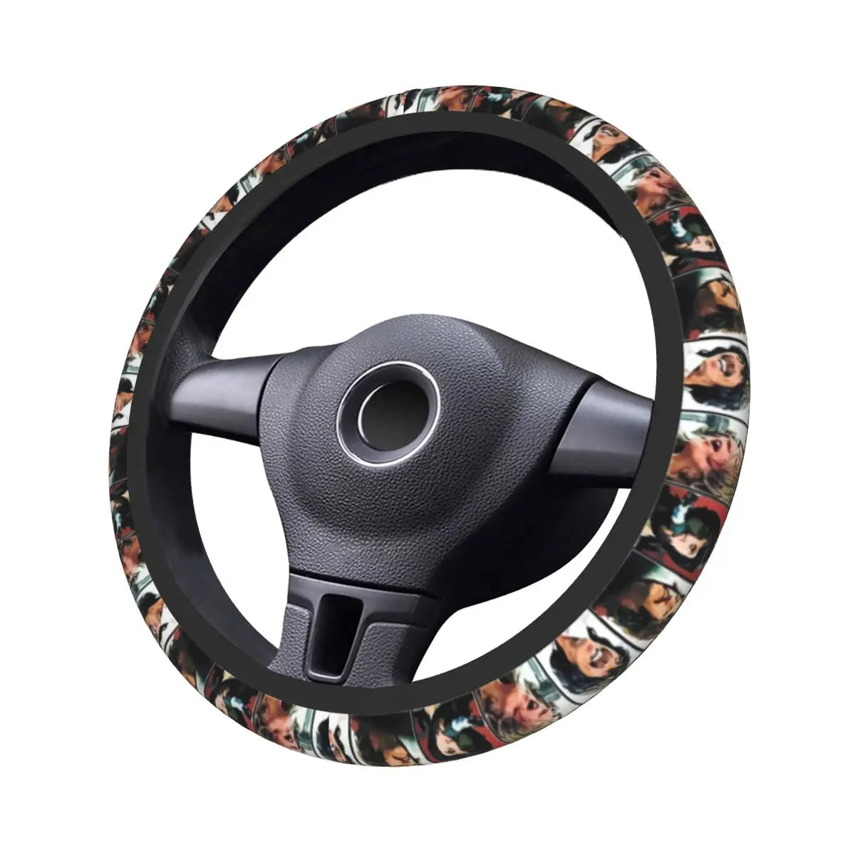 The Beatle Members Art Car Steering Wheel Cover - Rock & Roll Band Auto Steering Wheel Protector - Premium steering wheel cover from Lizard Vigilante - Just $32.88! Shop now at Lizard Vigilante