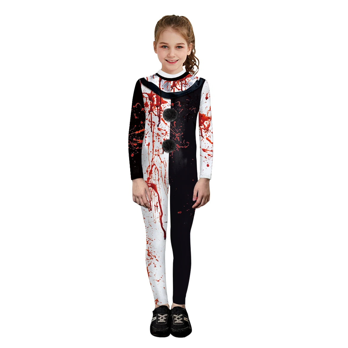 Matching Halloween Outfit Art The Clown Cosplay Costume Jumpsuit Carnival Party Stage Performance Clothing Adult Children Set - Premium Cosplay Costumes from Lizard Vigilante - Just $28.88! Shop now at Lizard Vigilante