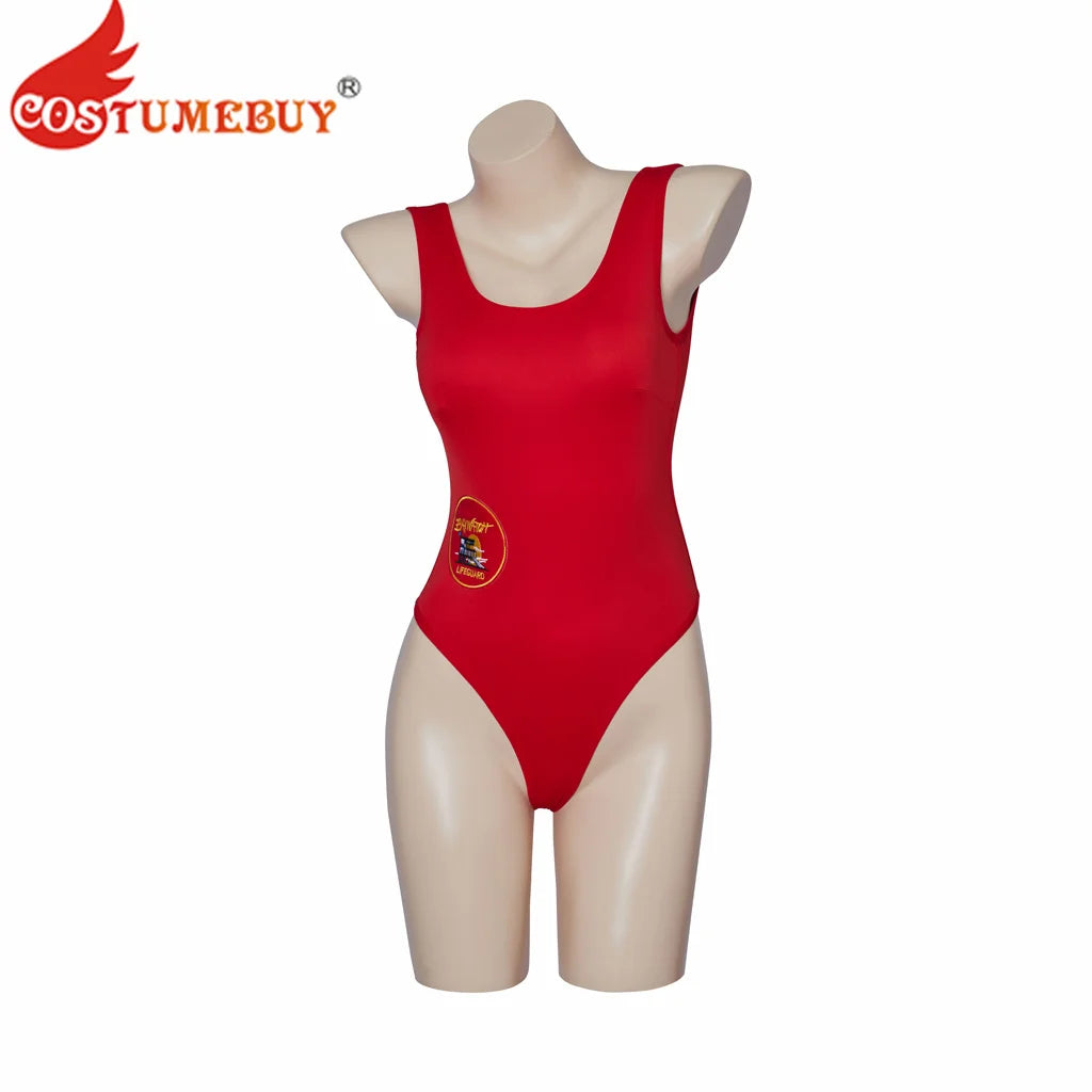 Pam and Tommy Cosplay Costume – Red Pamela Anderson Role-Playing Baywatch Jumpsuit One-Piece Swimsuit Bodysuit for Women - Premium Cosplay Costumes from Lizard Vigilante - Just $38.88! Shop now at Lizard Vigilante