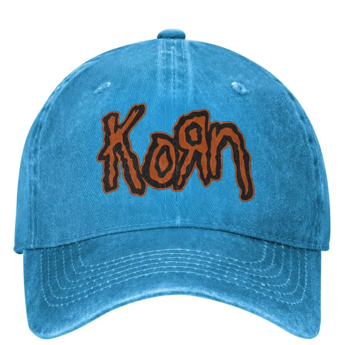 Metal Korn Music Band Rock Baseball Caps Merch For Men Women Vintage Distressed Washed Hats Casquette Dad Hat Adjustable - Lizard Vigilante