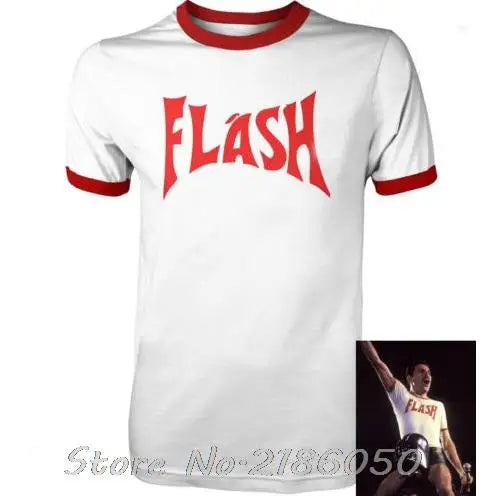 Freddie Mercury Flash Gordon Queen Rock Band T-shirt – Retro 80s Hip Hop Fancy Dress Front & Back Print Men's Tee - Premium tee from Lizard Vigilante - Just $24.88! Shop now at Lizard Vigilante