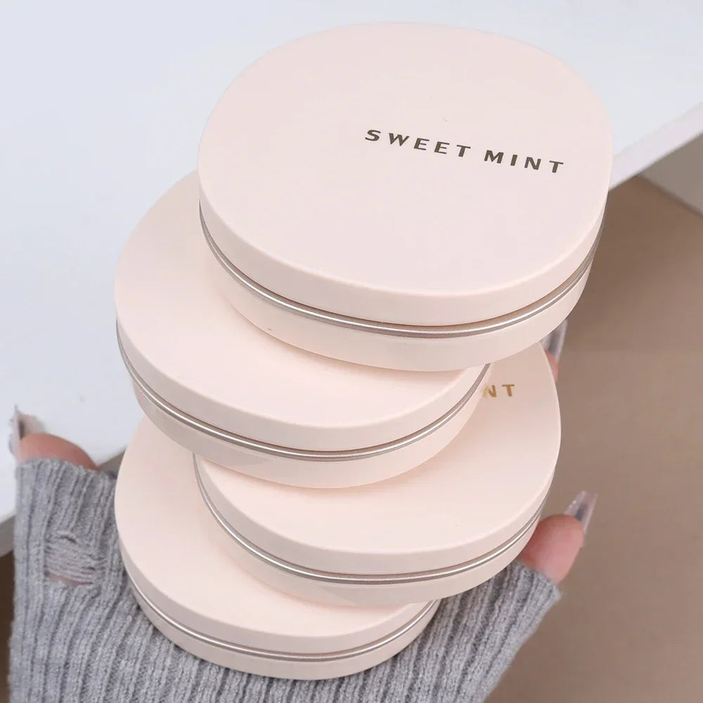 Transparent Pressed Powder Waterproof Lasting Oil Control Full Coverage Face Compact Setting Powder Makeup Foundation Cosmetics