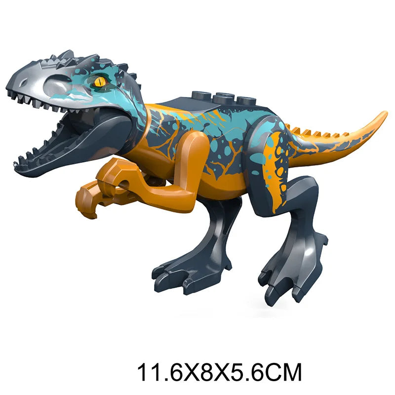 Dinosaurs Figures Bricks Building Blocks Velociraptor Jurassic Dino World Large T-Rex Triceratops Indominus Rex Toys For Kids - Premium toys from Lizard Vigilante - Just $1.99! Shop now at Lizard Vigilante