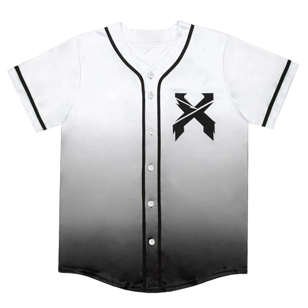 Excision: Unleash the Fury with This Headbanging Baseball Jersey - Premium jersey from Lizard Vigilante - Just $38.88! Shop now at Lizard Vigilante