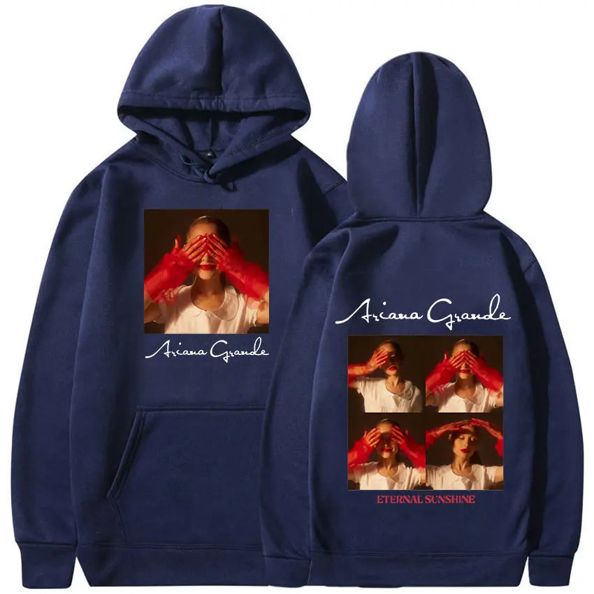 2024 Ariana Grande Eternal Sunshine Tour Oversized Hoodie – Vintage Aesthetic Unisex Hip Hop Sweatshirt - Premium Long-sleeve hoodie from Lizard Vigilante - Just $48.88! Shop now at Lizard Vigilante