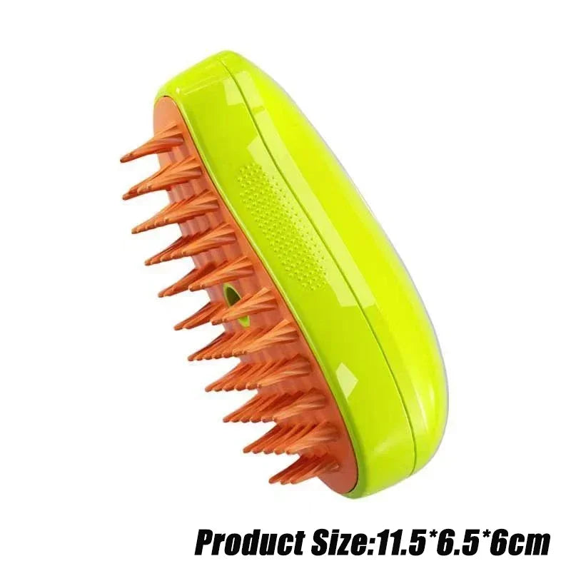 Cat Steam Brush Steamy Dog Brush 3 in 1 Electric Spray Cat Hair Brushes for Massage Pet Grooming Comb Hair Removal Combs - Premium  from Lizard Vigilante - Just $8.99! Shop now at Lizard Vigilante