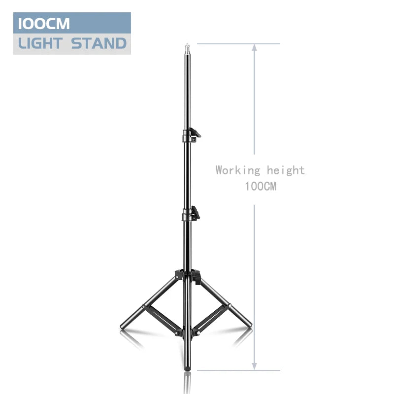 Heavy Duty Metal Aluminum Alloy Light Stand Tripod for Photo Studio Softbox Video Flash Reflector Lighting Background Stand - Premium light stand from Lizard Vigilante - Just $33.99! Shop now at Lizard Vigilante