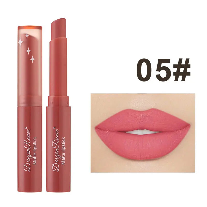 Matte Nude Lipstick 24 Hours Long Lasting Water Resistant Lip Gloss Natural Moisturizing And Sexy Korean Cosmetics For Female