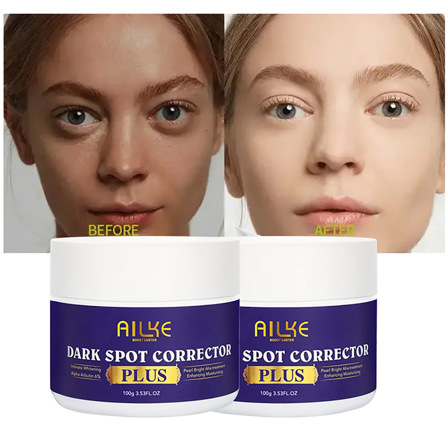 AILKE Double Glutathione PLUS Dark Spot Corrector Cream – 100g, Whitening Face Cream for Dark Spot Removal and Skin Tone Brightening - Premium spot Cream from Lizard Vigilante - Just $31.99! Shop now at Lizard Vigilante