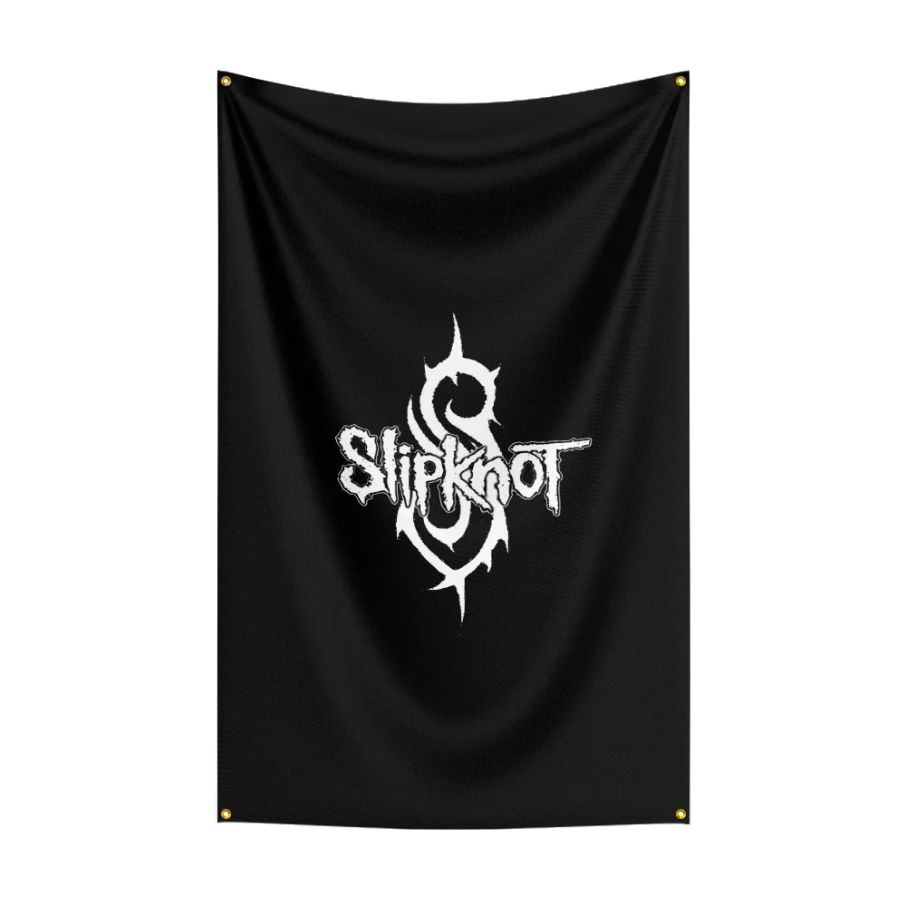 Slipknot Rock Band Flag – 3x5 FT Polyester Indoor & Outdoor Banner for Home, Garage, Room, or Wall Decor - Premium  from Lizard Vigilante - Just $17.99! Shop now at Lizard Vigilante