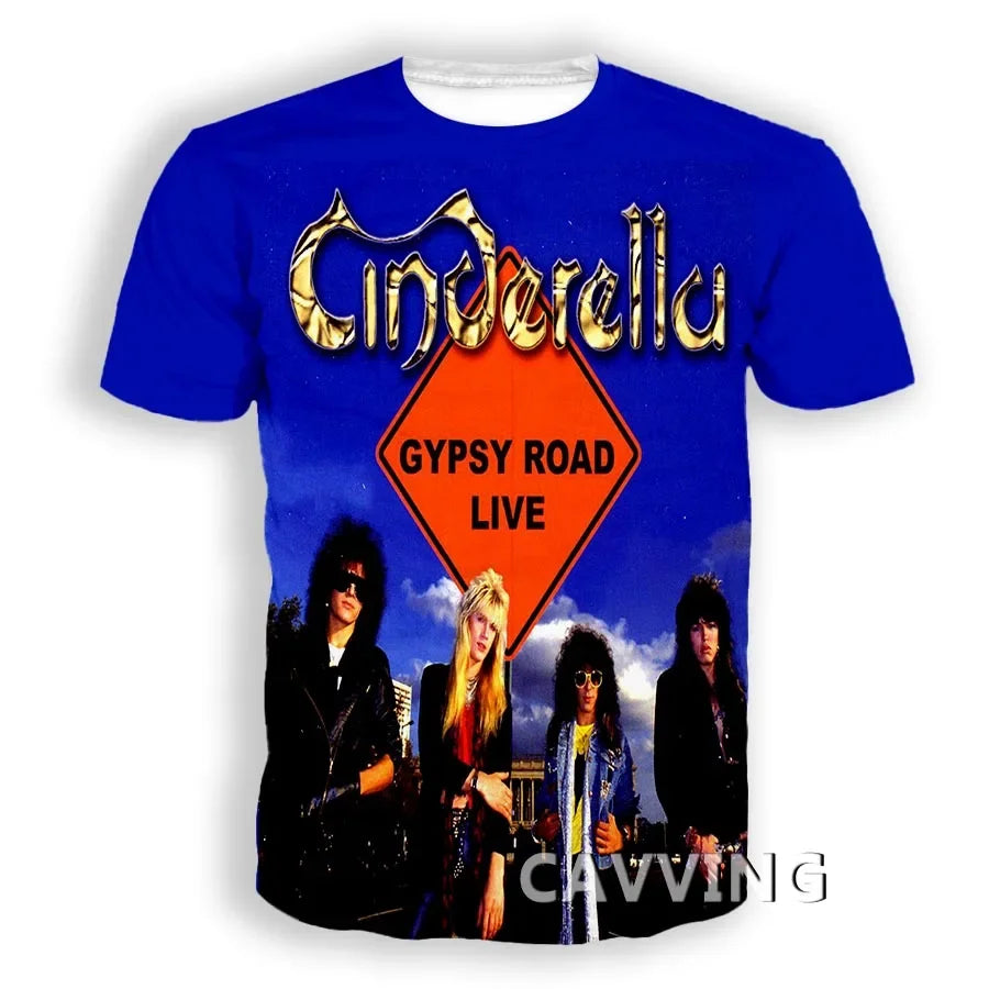 Cinderella Rock 3D Print Tee – Fierce Harajuku Vibes for Rebels & Royalty, Men’s & Women’s Summer Casual Streetwear - Premium tee from dsers - Just $10.99! Shop now at Lizard Vigilante