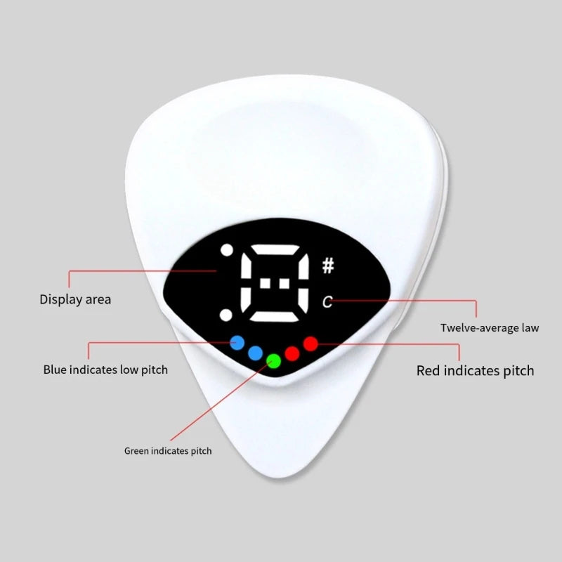The Ultimate 2-in-1 Guitar Pick Tuner: A Musician's Secret Weapon