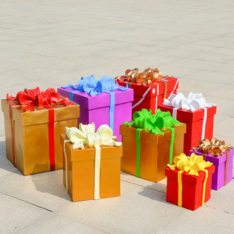 Outdoor Christmas Tree Decoration Life Size Christmas Statue For Sale