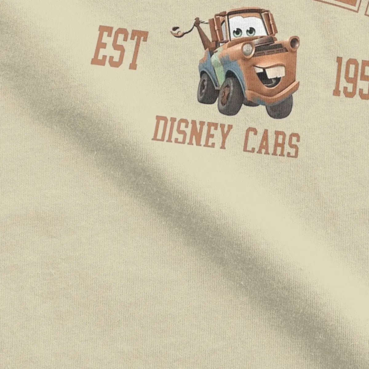 Men's Mater T-Shirts Lightning McQueen 100% Cotton Tee Clothes Novelty Brown Car Short Sleeve Round Collar Tees Plus Size Tshirt - Premium tshirt from Lizard Vigilante - Just $22.39! Shop now at Lizard Vigilante