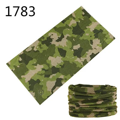 Camouflage Seamless Magic Bandana Buffs Neck Gaiter Paisley Headband Cycling Fishing Tube Face Shield Men Women Scarf Mask Cap - Premium neck gaiter from Lizard Vigilante - Just $5.99! Shop now at Lizard Vigilante